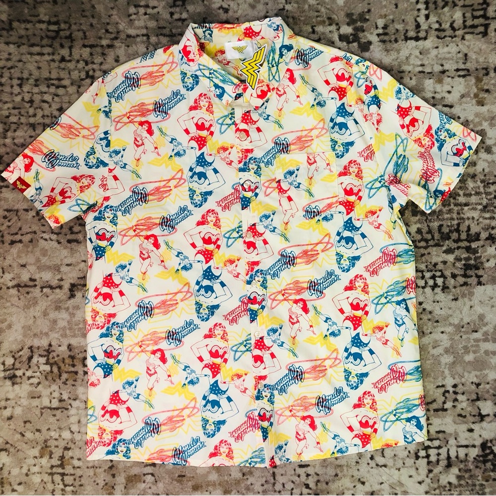 Wonder Woman Hawaiian shirt | large